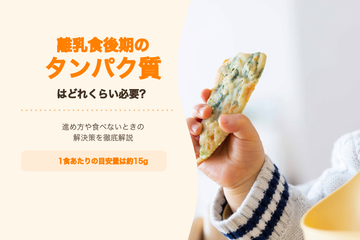 離乳食後期のタンパク質はどれくらい必要？進め方や食べないときの解決策を徹底解説