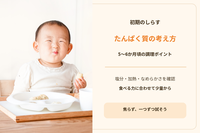 離乳食初期のたんぱく質にしらすを使うには？始め方・量と豆腐との組み合わせ