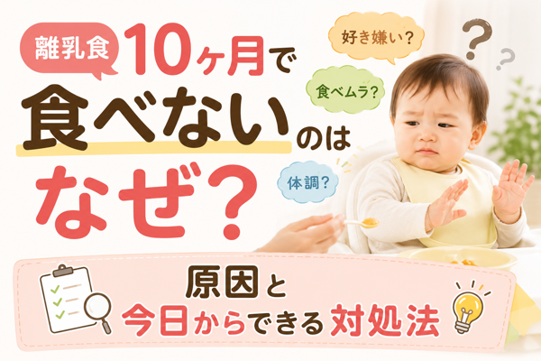 離乳食10ヶ月で食べない理由と今日からできる対応まとめ